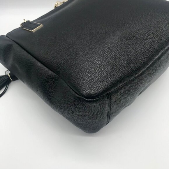Kate Spade New York Black Leather Kingston Drive Vivian Tote Bag - Picture 9 of 10